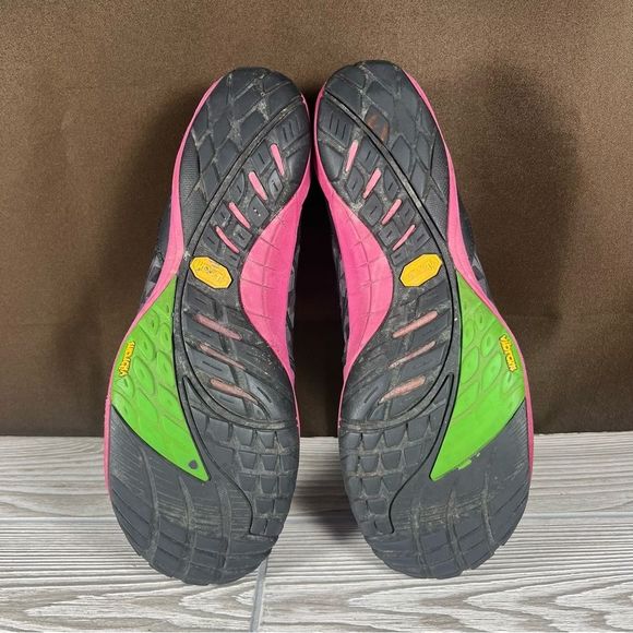 Merrell Black Lithe Glove Barefoot Minimalist Running Shoe Sneaker Womens 8.5 - Picture 6 of 9